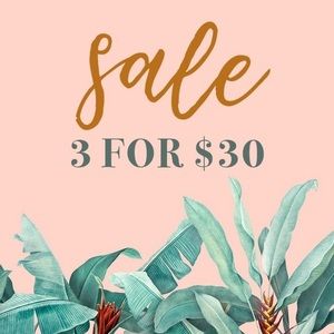 HUGE SALE!!!! 3 items for just $30!